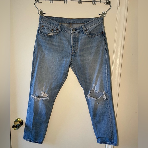 Levis 501 CT Distressed jeans - Picture 1 of 15